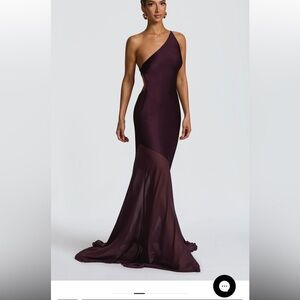 Chic babyboo fable gown-plum color